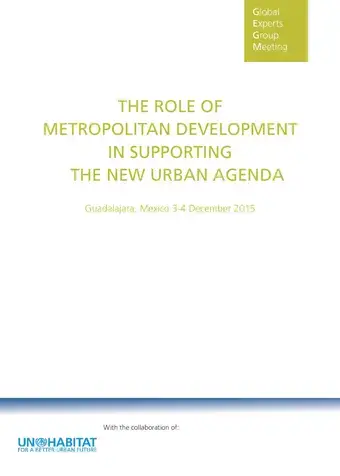 The Role of Metropolitan Development in Supporting the New Urban Agenda - Cover image